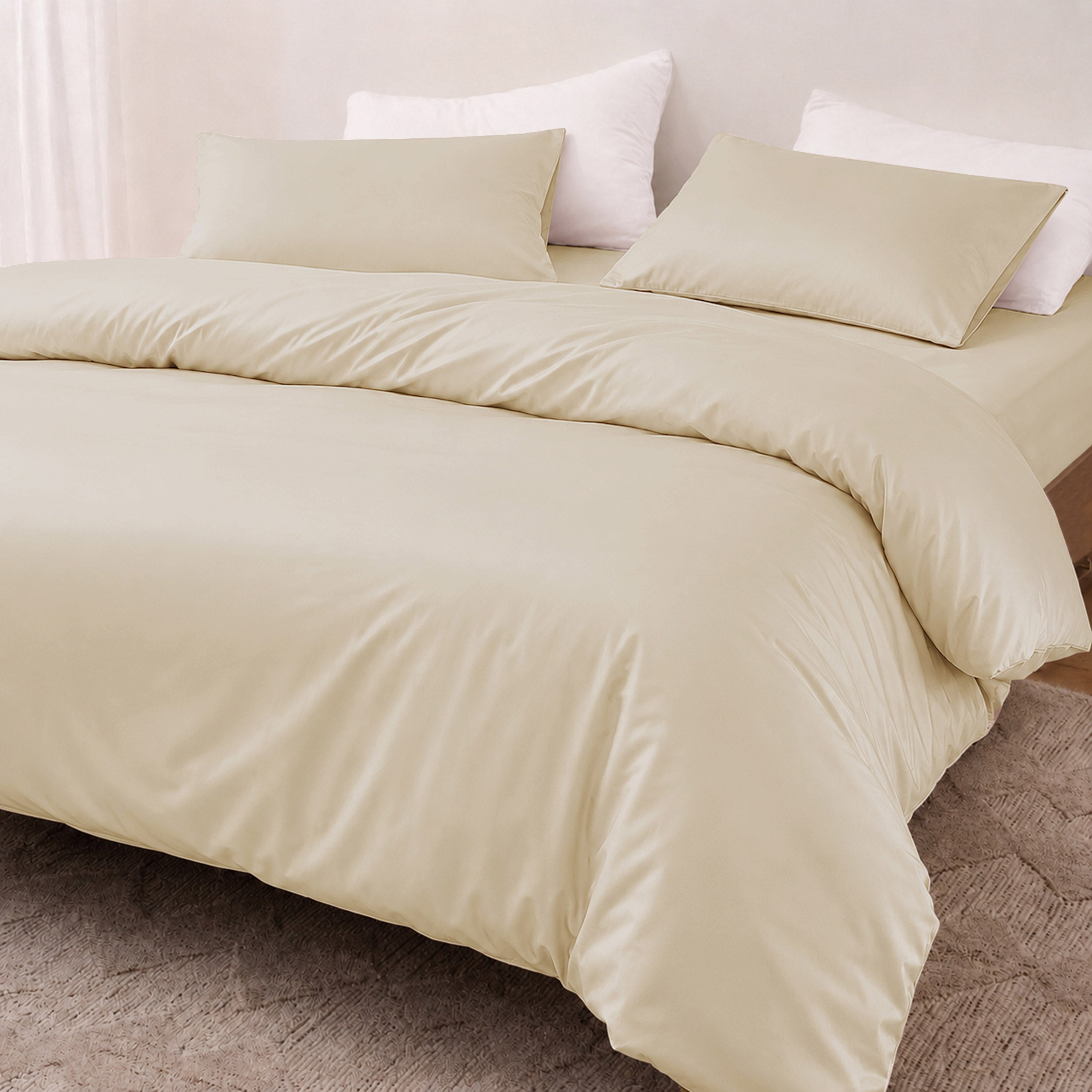 Ivory Summer Duvet Cover