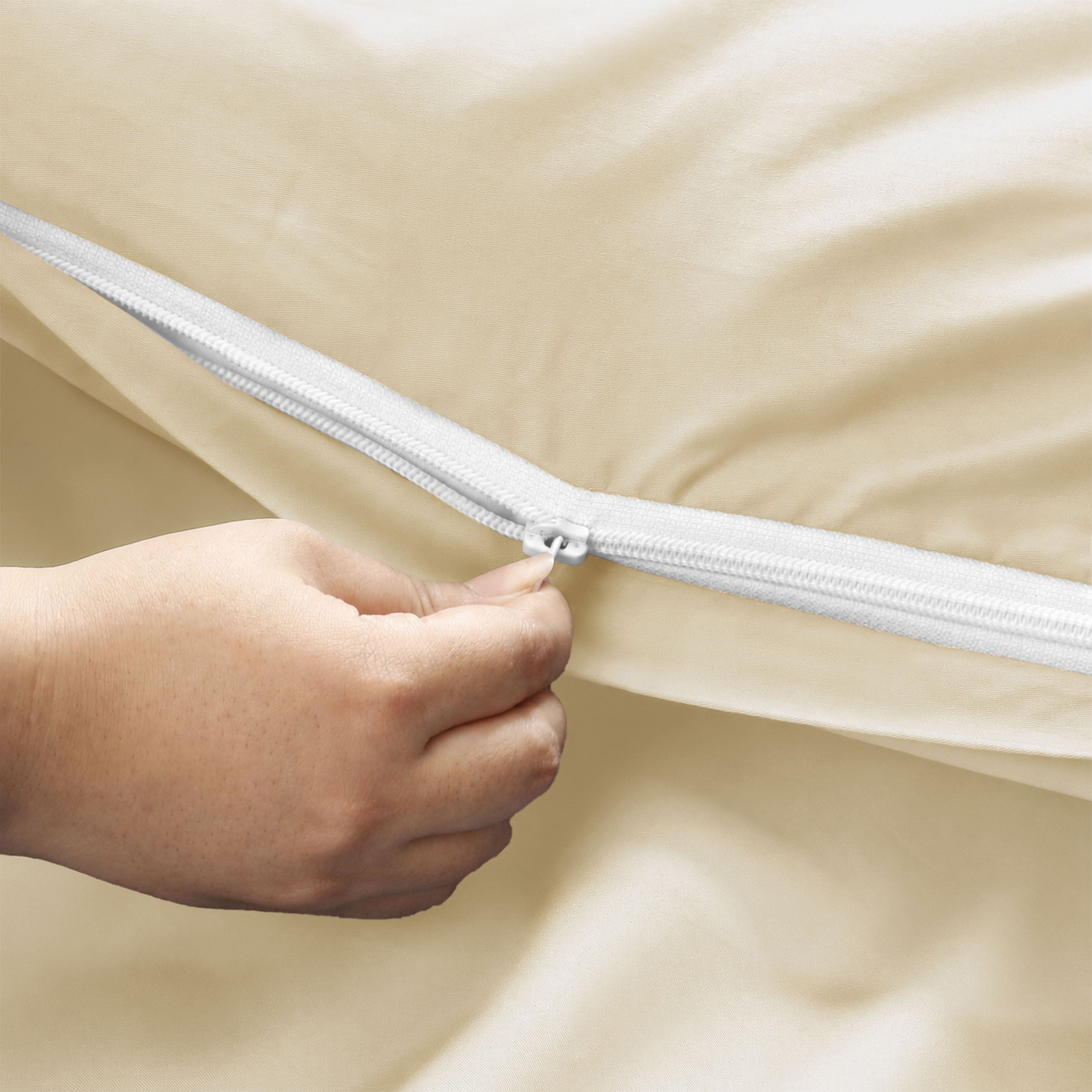 Ivory Summer Duvet Cover