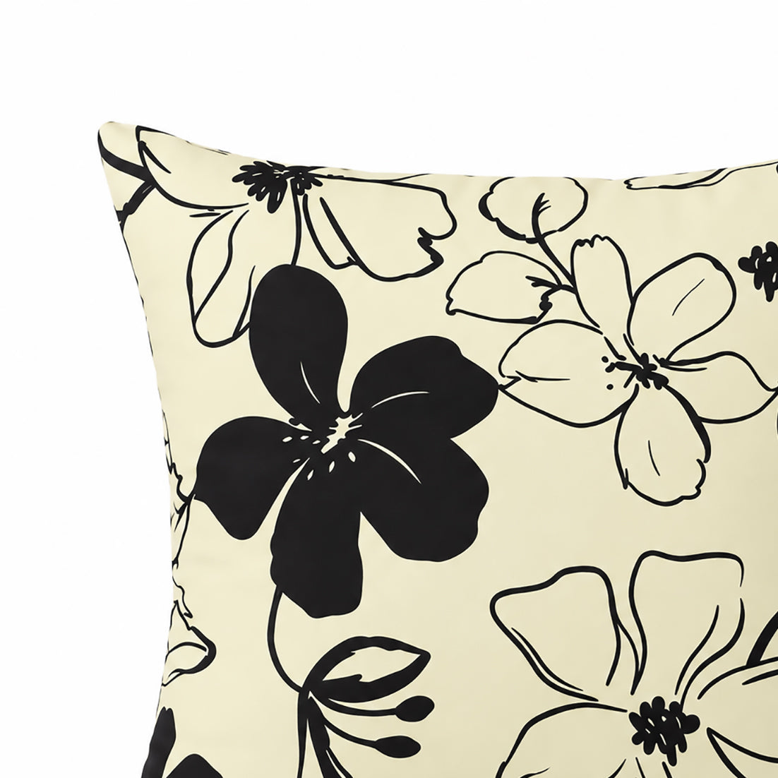 Ivory Elegance Cushion Cover