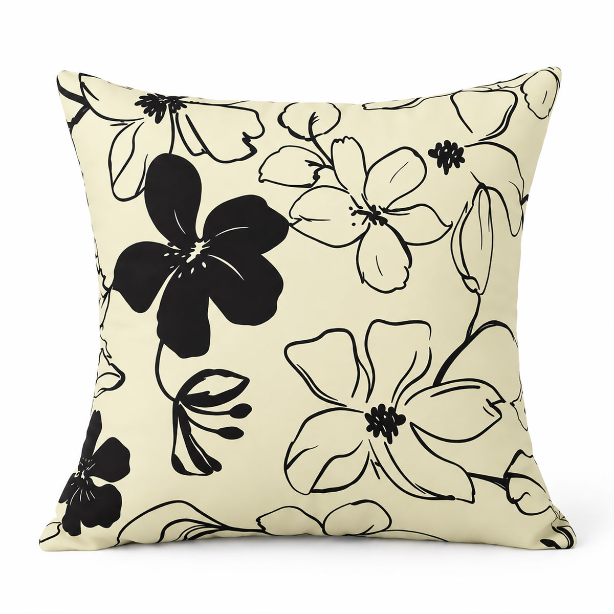 Ivory Elegance Cushion Cover