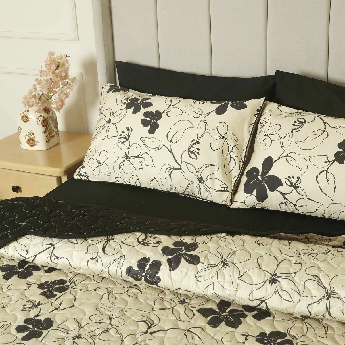 Ivory Elegance Summer Quilted Bedspread