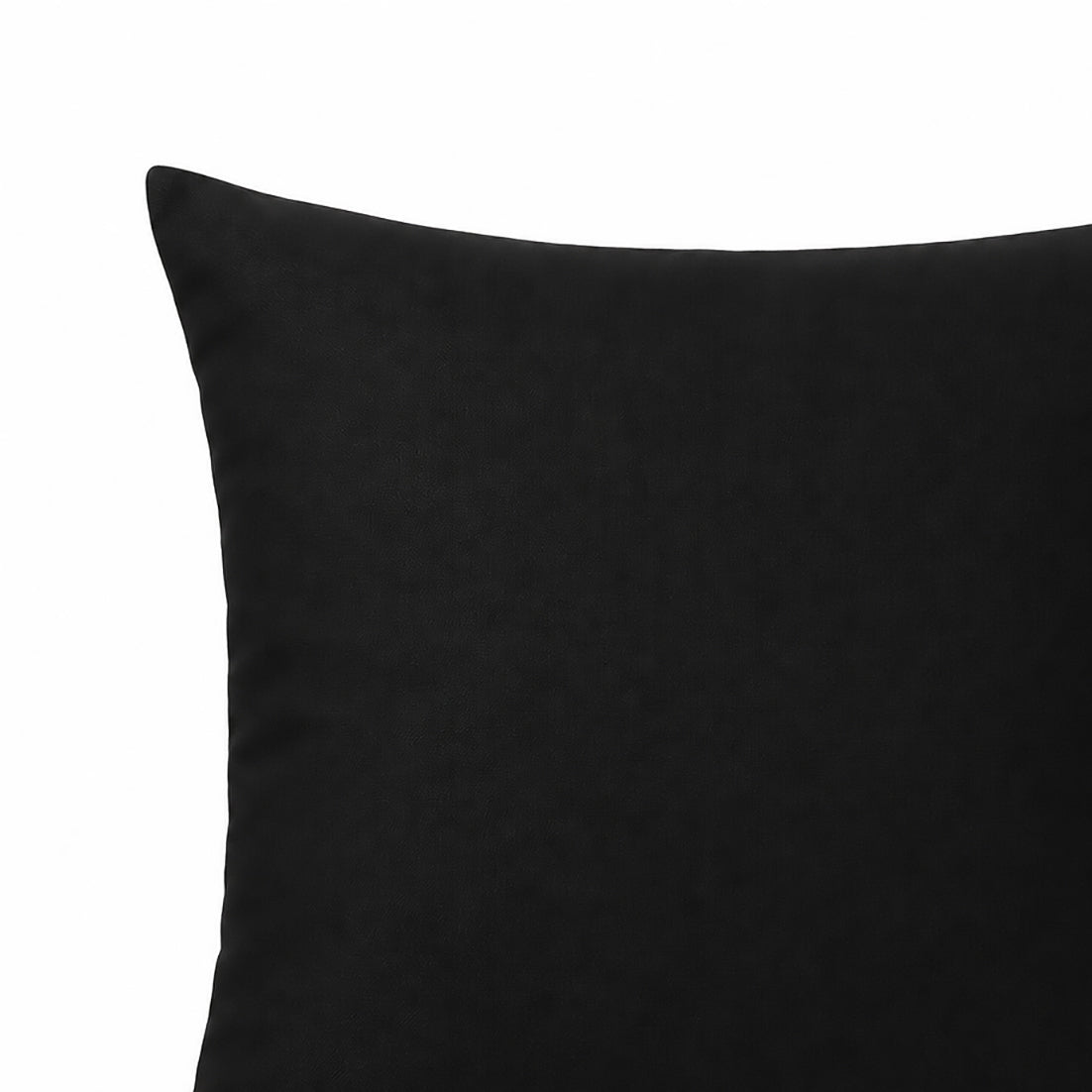 Jet Black Cushion Cover