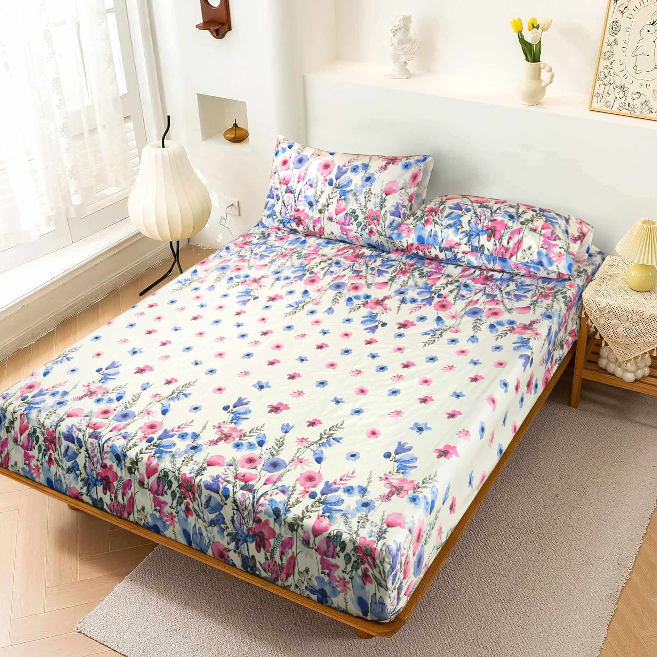 Lavender Bloom Fitted Sheet