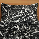 Marble Printed 3-Pcs Microfiber Flat Sheet Set