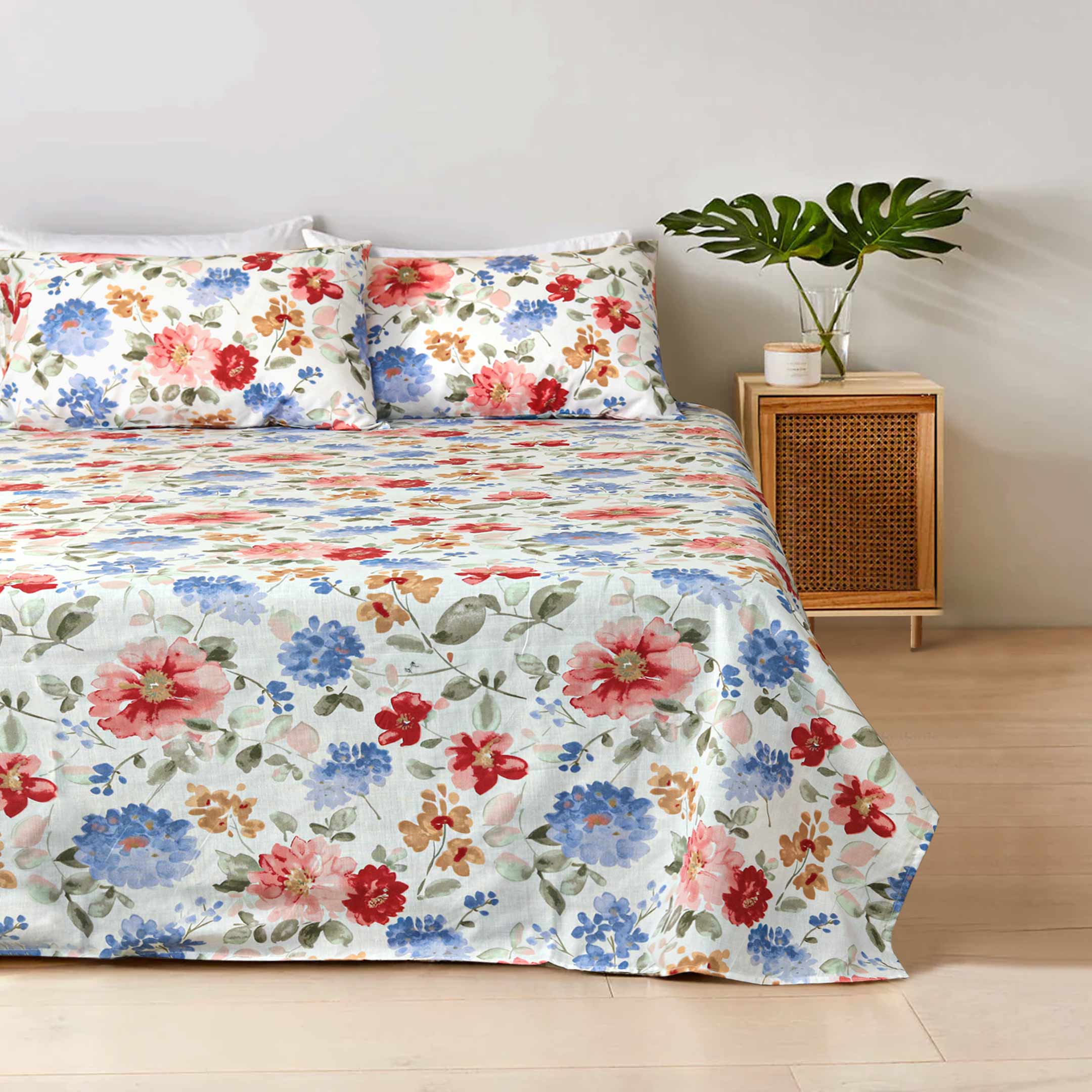 Mariella Floral Polycotton Bedsheet