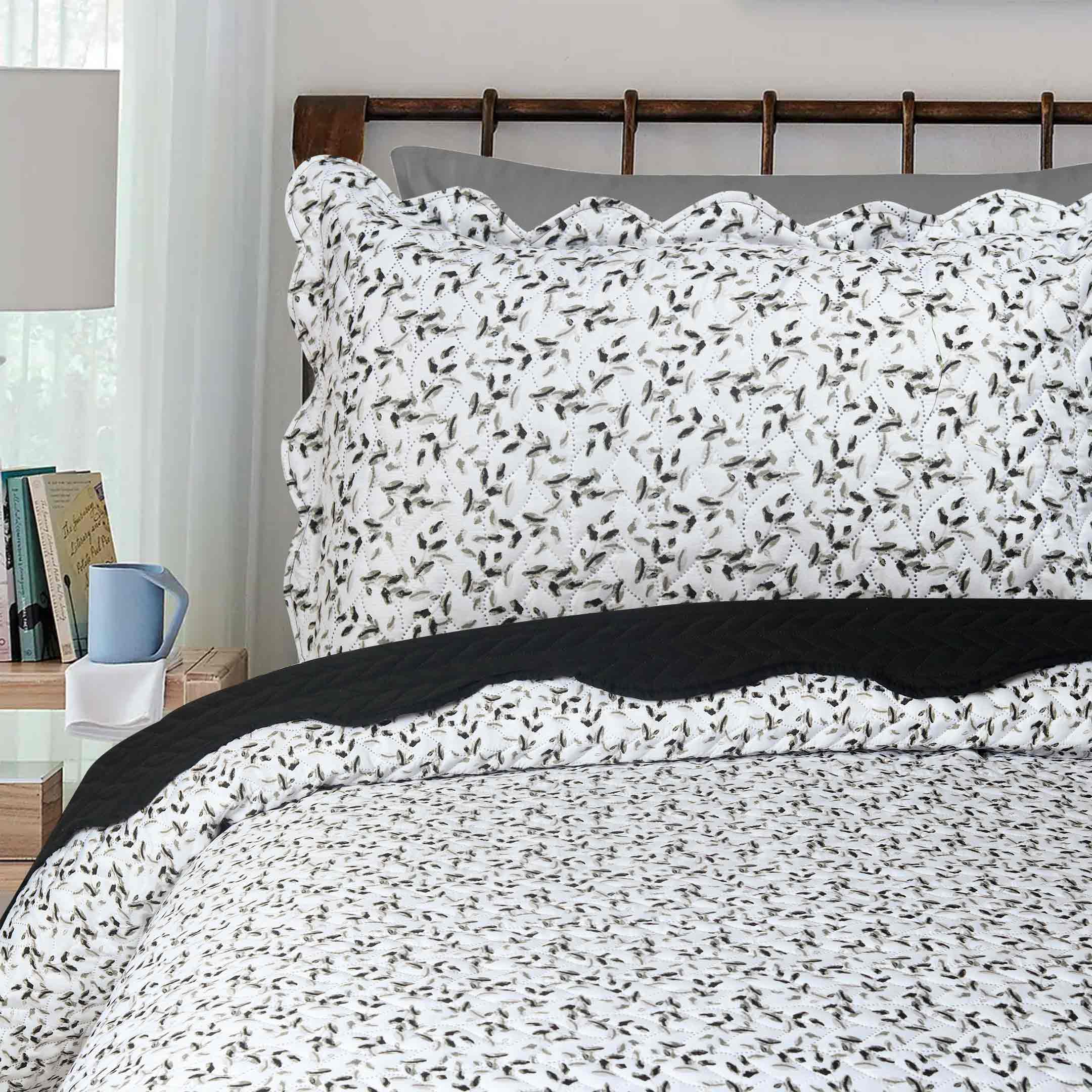 Monochrome Bedspread 6 pcs Set