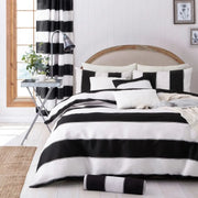 Monochrome Microfiber Duvet Cover Set