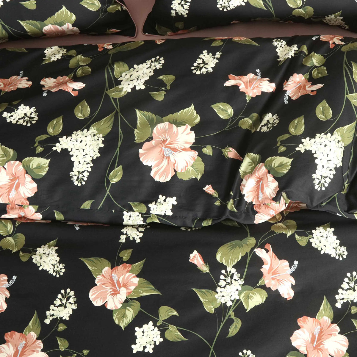 Noire Garden Duvet Cover-3pc Set