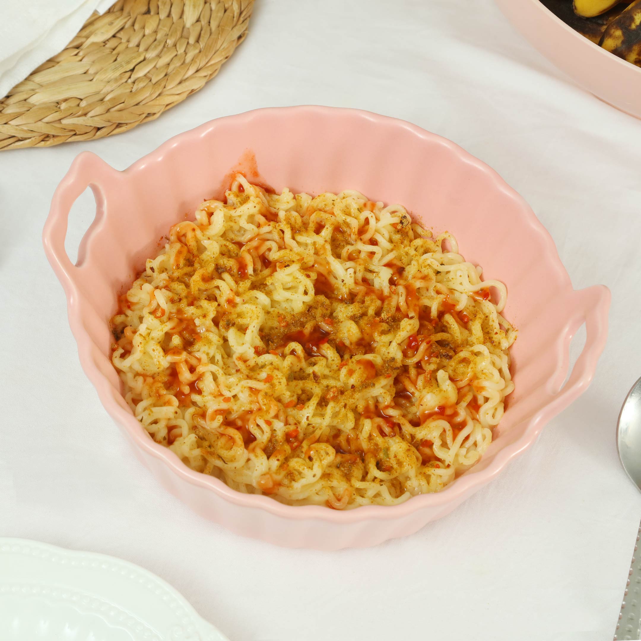 Pastel Tone Ceramic Food Serving Bowl