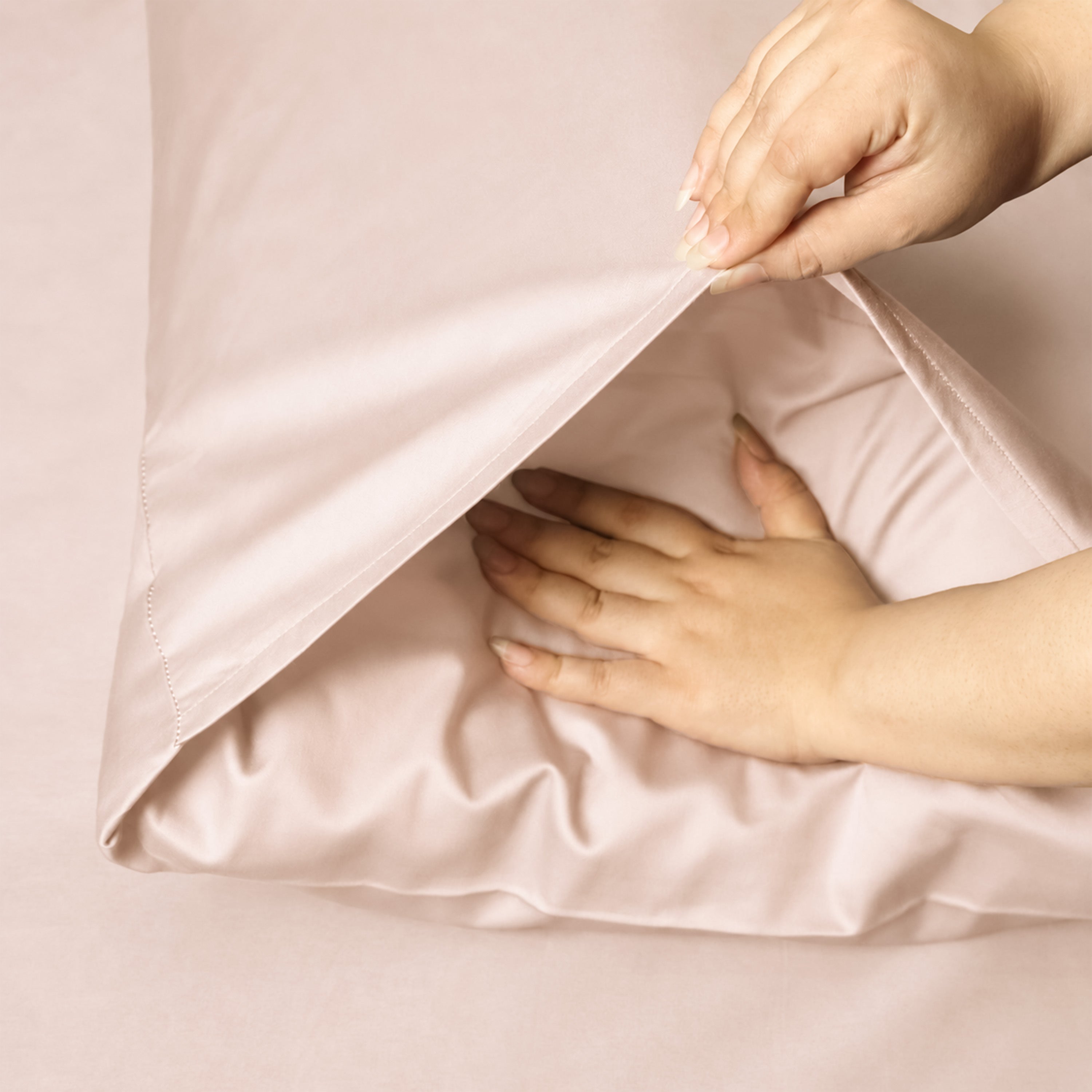 Pearl Pink Summer Duvet Cover