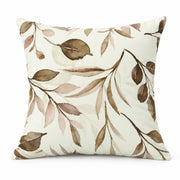 Rosewood Leaves Cushion Cover