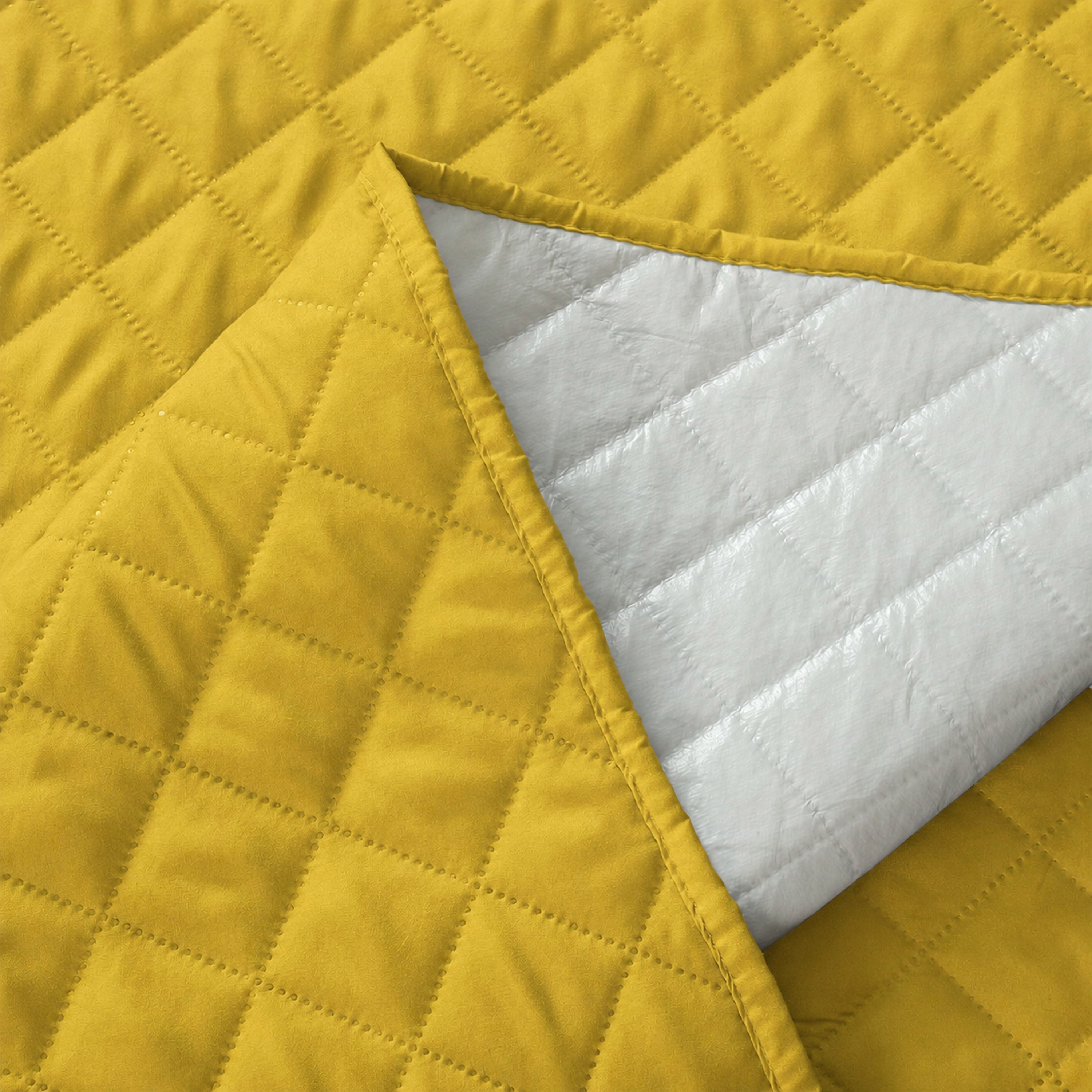 Waterproof Quilted Mattress Protectors Fitted Mustard