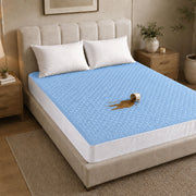 Waterproof Quilted Mattress Protectors Fitted Sky
