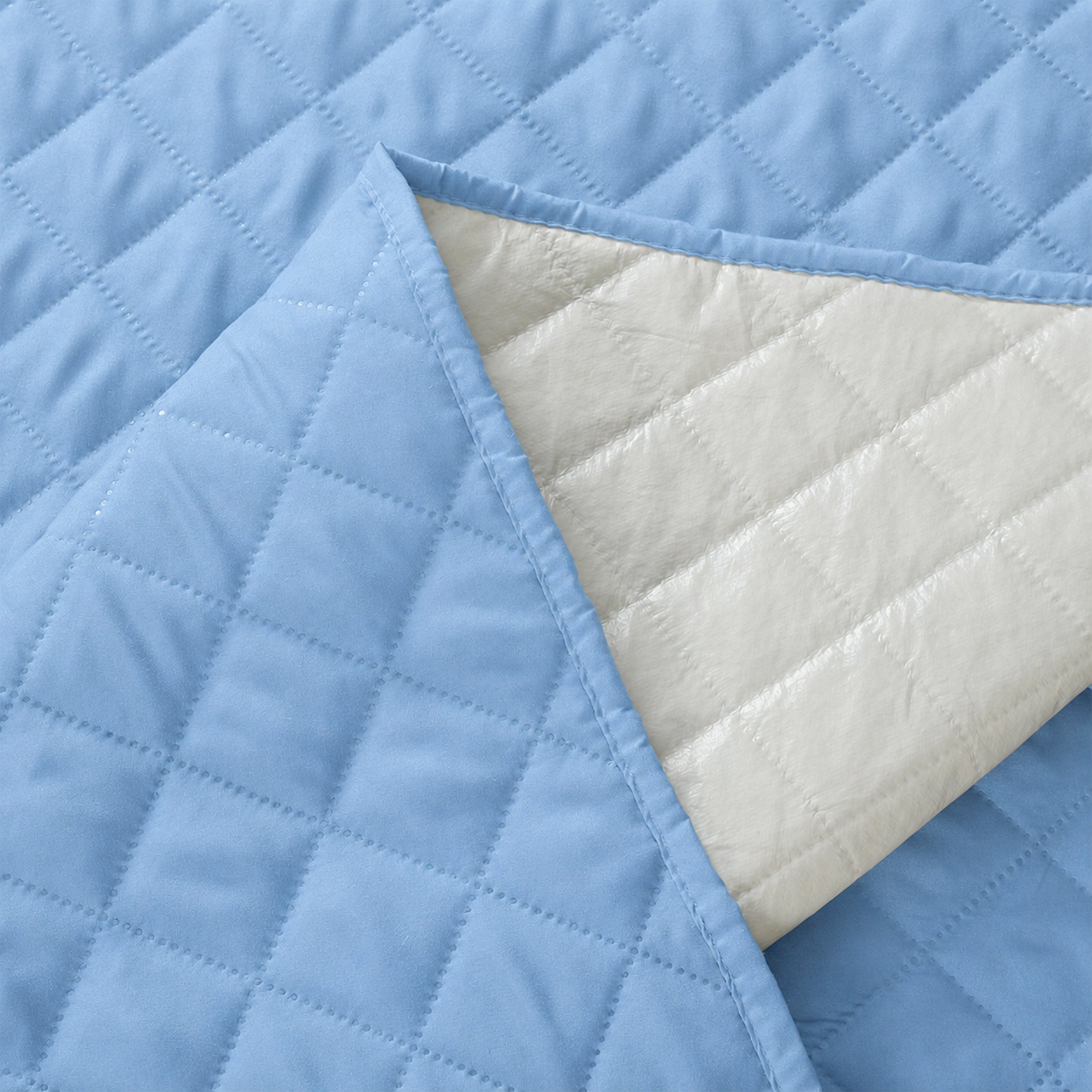 Waterproof Quilted Mattress Protectors Fitted Sky