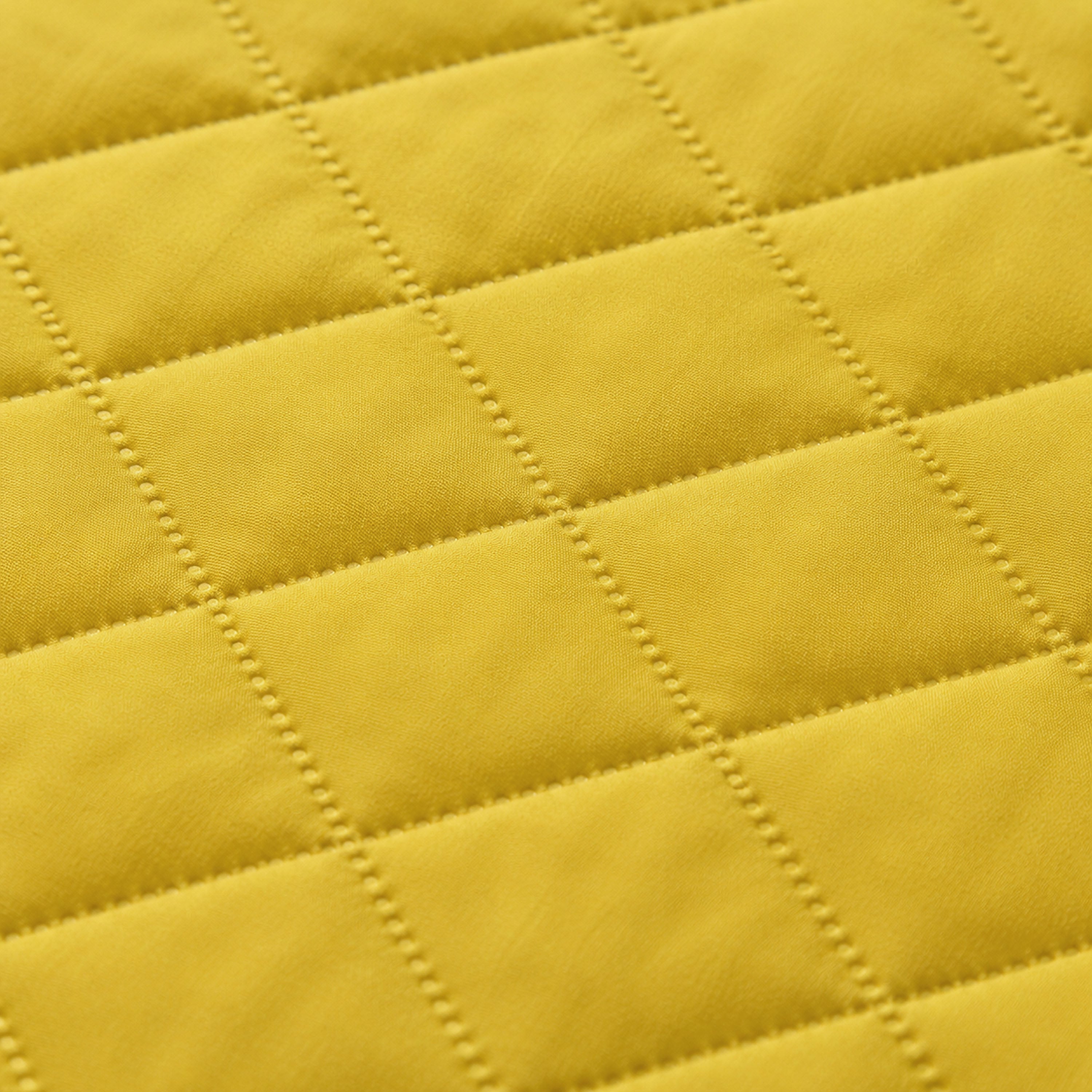 Waterproof Quilted Mattress Protectors With Elastic Strap Mustard