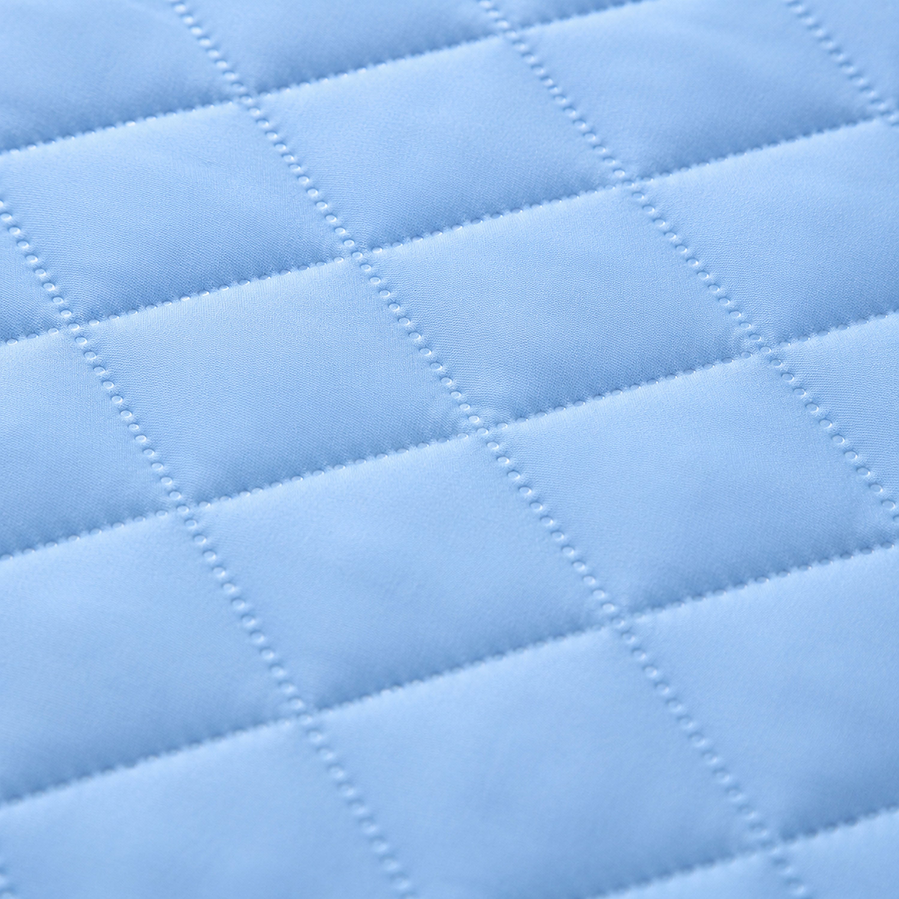 Waterproof Quilted Mattress Protectors With Elastic Strap Sky
