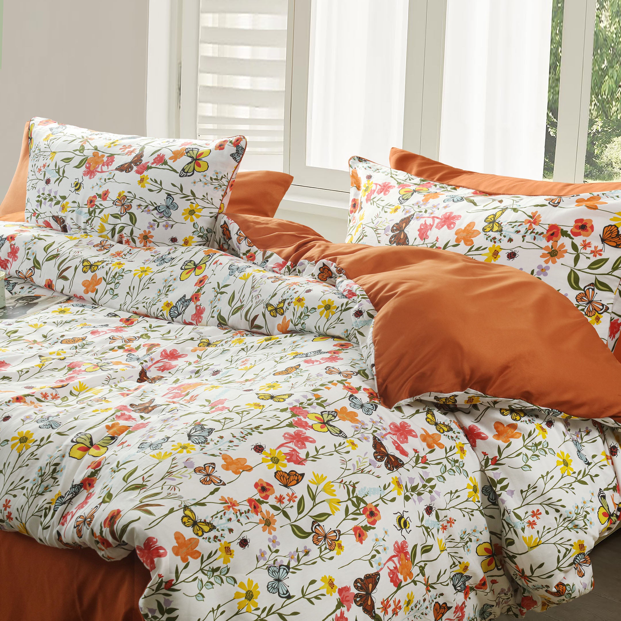Butterfly Garden Duvet Cover