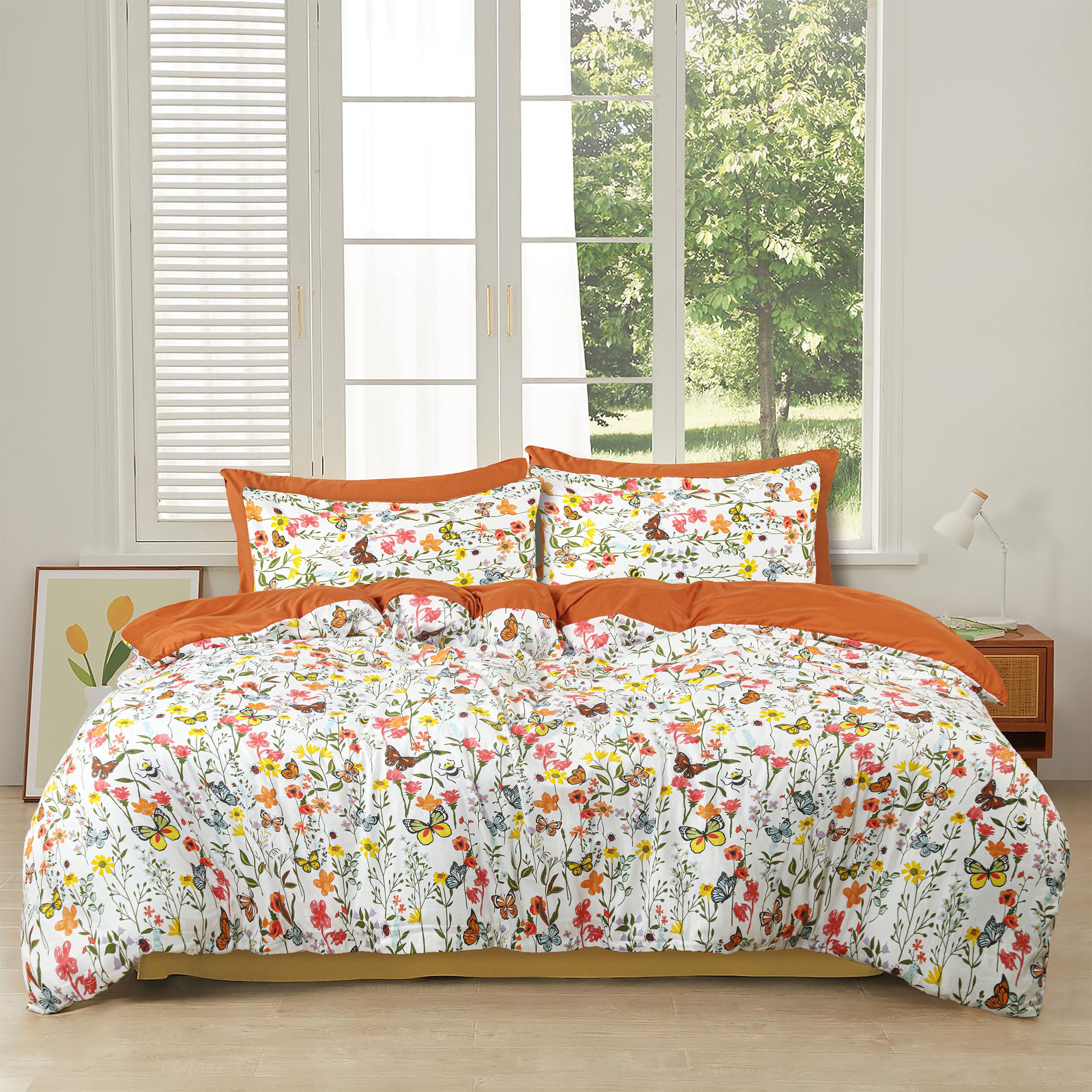 Butterfly Garden Duvet Cover
