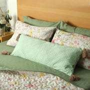Zigzag Weaved Long Lumbar Throw Pillow