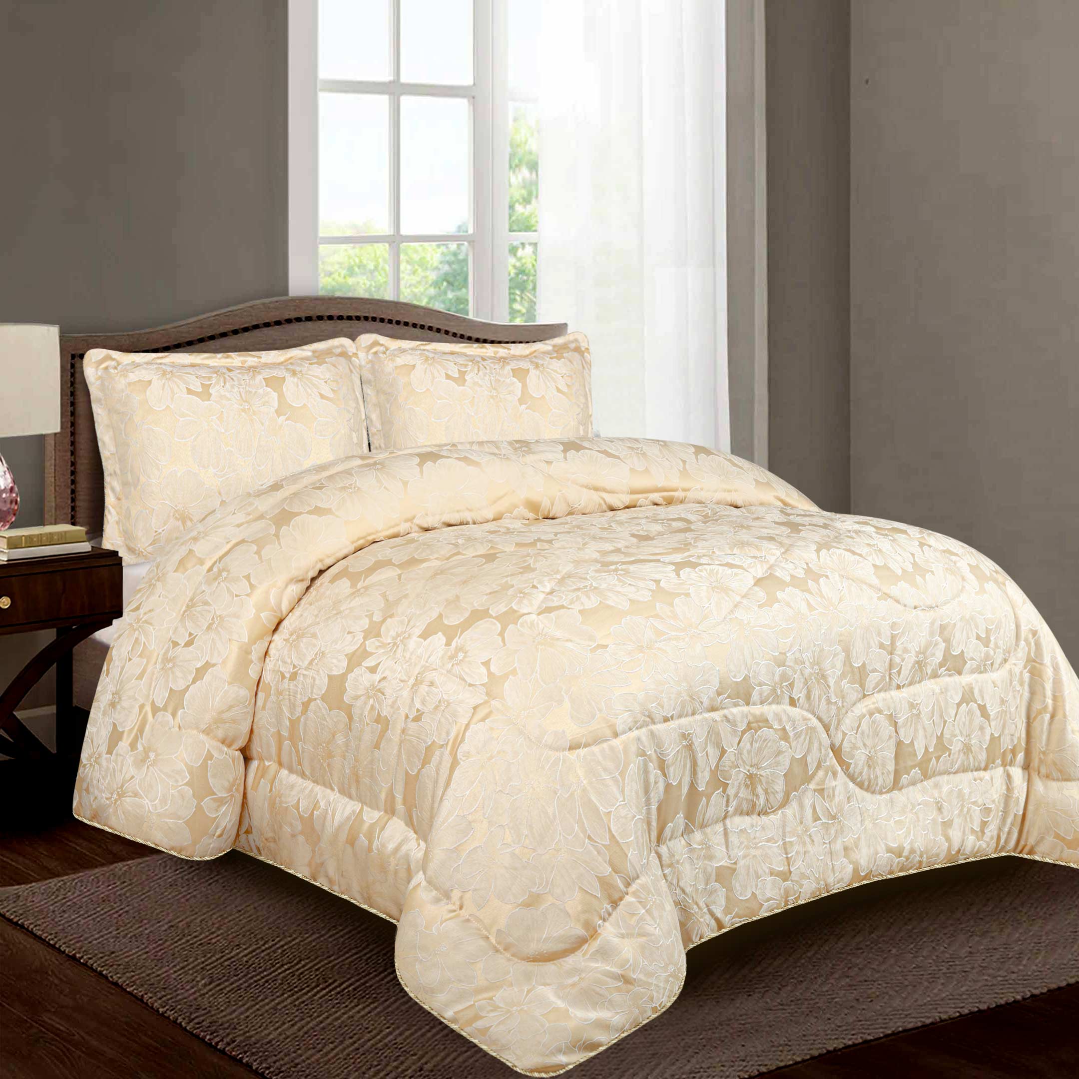 Zara Skin Jacquard Comforter Set