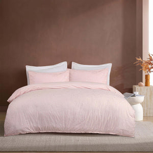 Rose Heirloom Embroidered Summer Duvet Cover Set