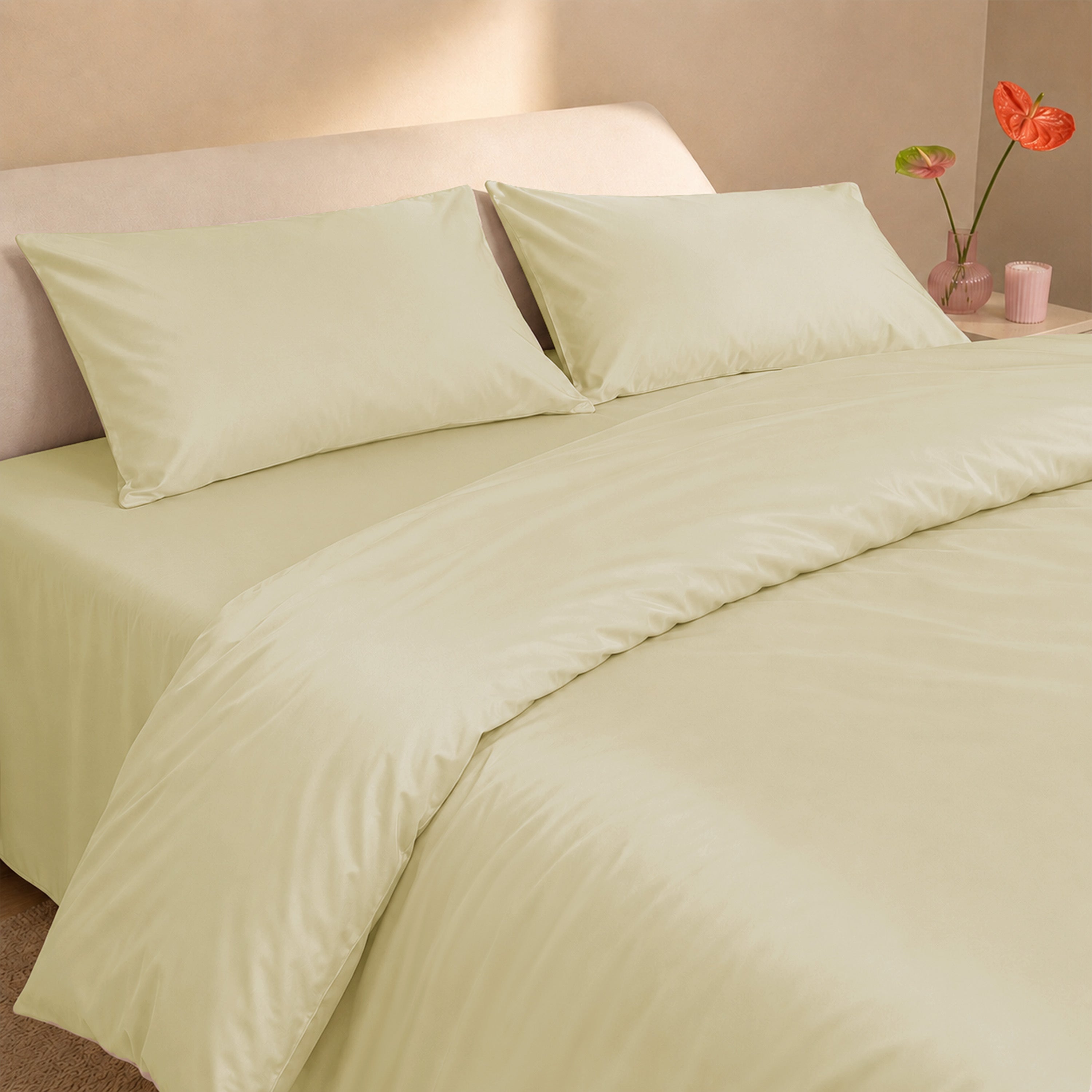 Ivory Summer Duvet Cover