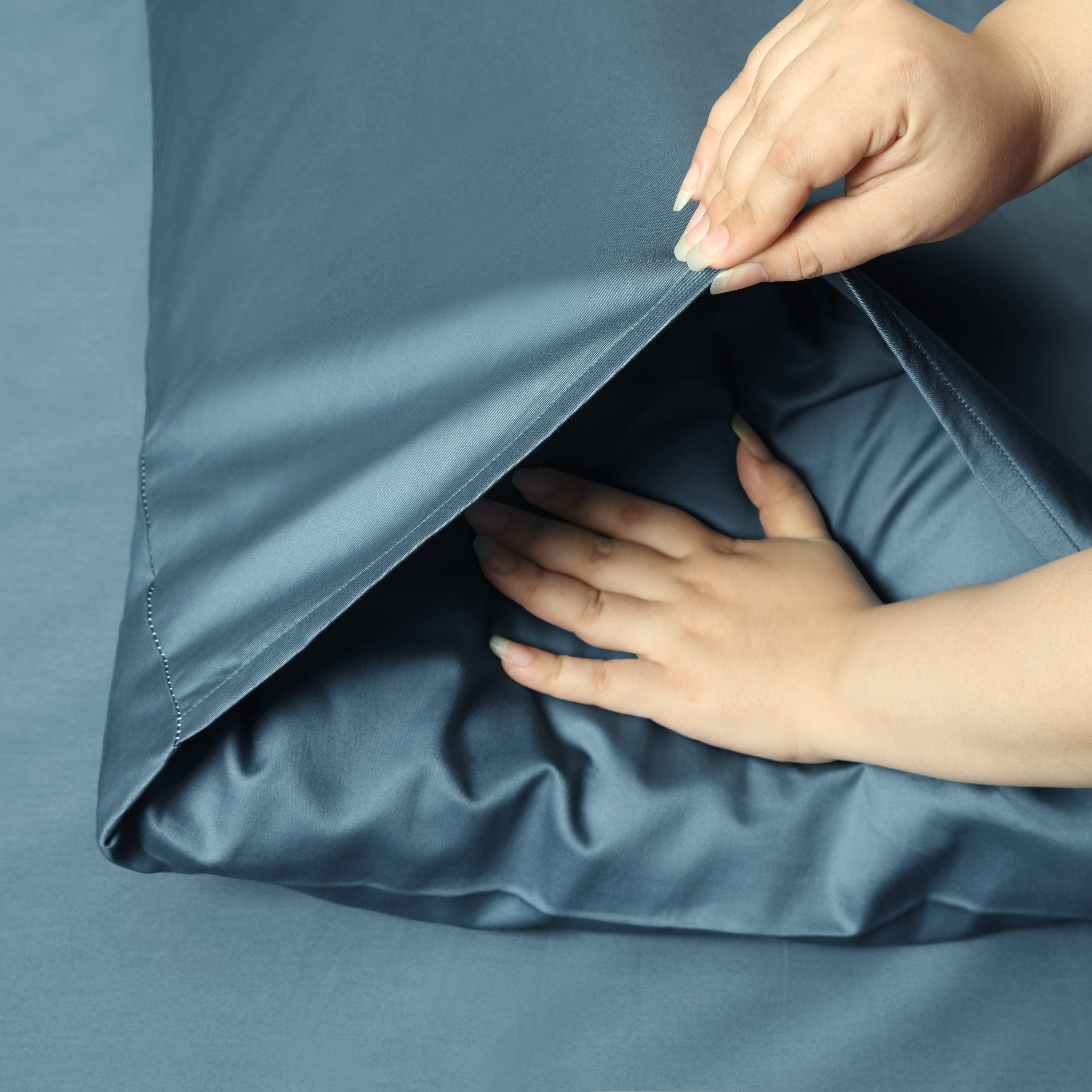 Midnight Blue Summer Duvet Cover