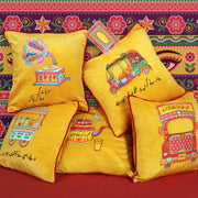 Truck Art– Embroidered Cushion Cover Set