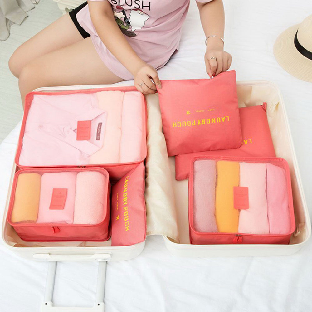 Laundry Bag Clothes Organizer Pouch 6 Pcs (4186341539949)