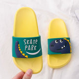Skate Park Character Kids Slippers