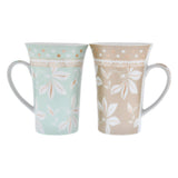 Floral Motif Ceramic Mug