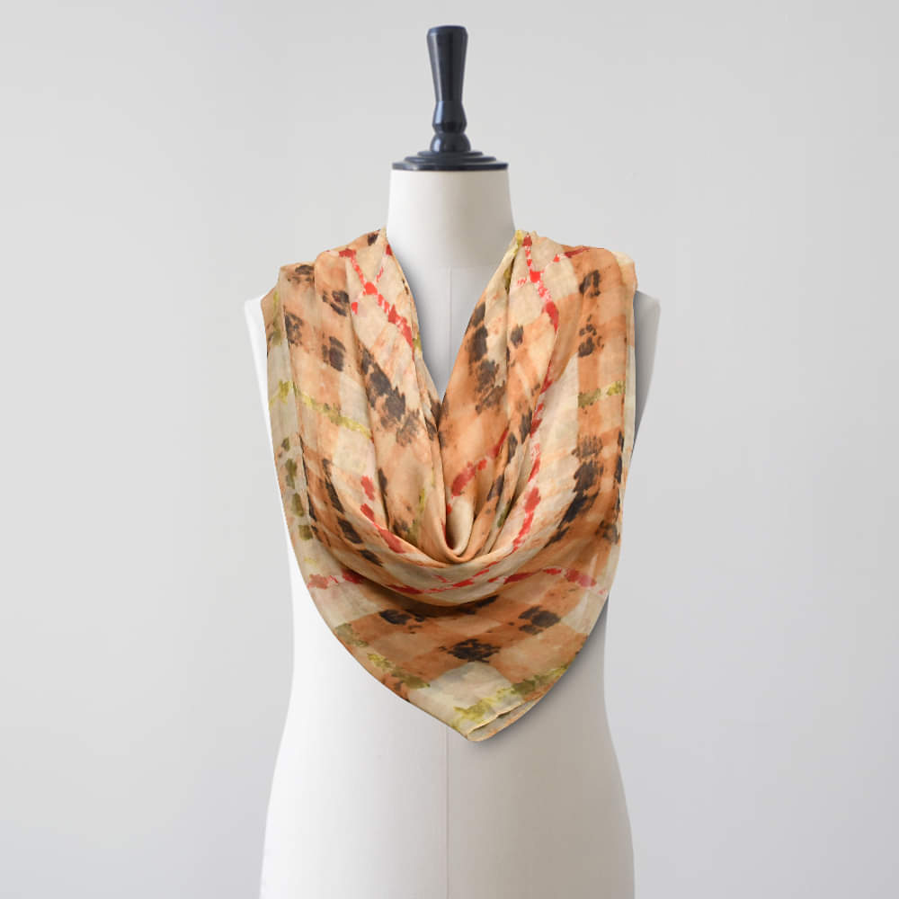 Silk Fancy Fabric Twill Scarves