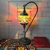 Vintage Mediterranean Hanging Fluorescent Table Lamp