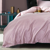 4-Pcs Fancy Macchiato Pink Rose Duvet Set