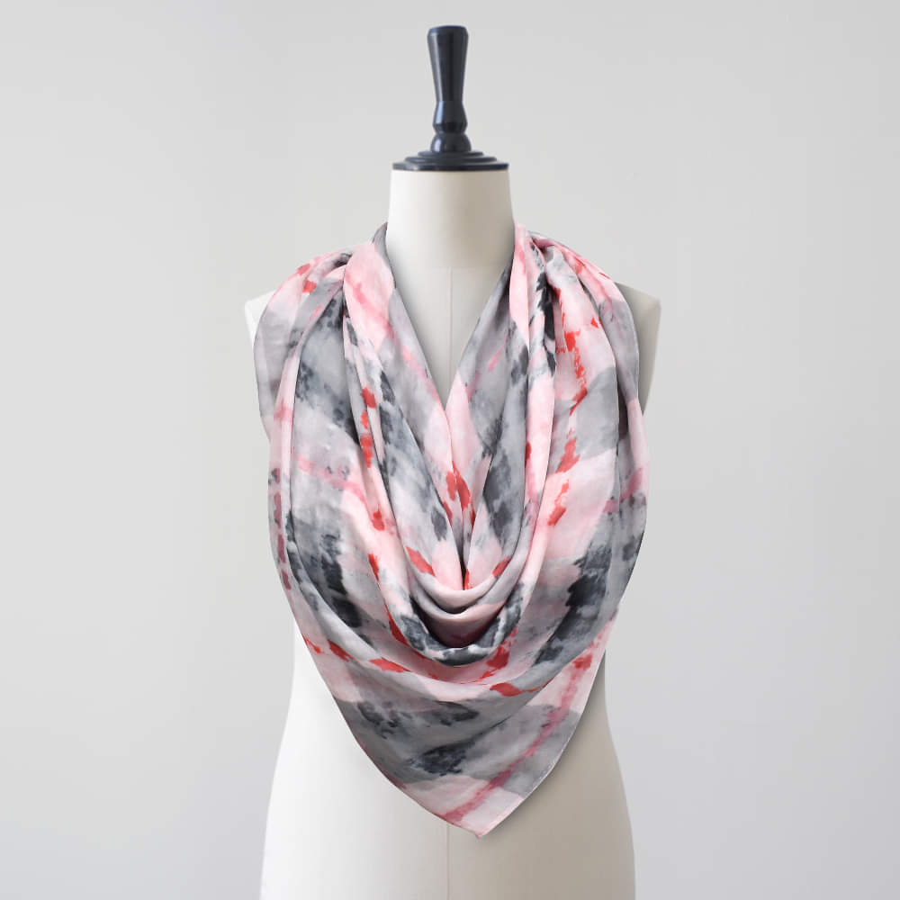 Silk Fancy Fabric Twill Scarves