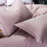 4-Pcs Fancy Macchiato Pink Rose Duvet Set