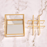 Vintage Gold Plated Lipstick Storage Box