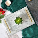 Nordic Grey Marble Serving Tray