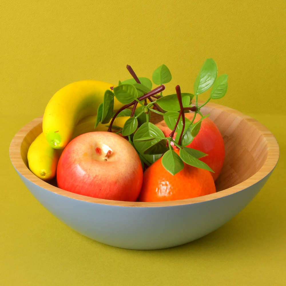 Bamboo Wood Fruit & Salad Bowl