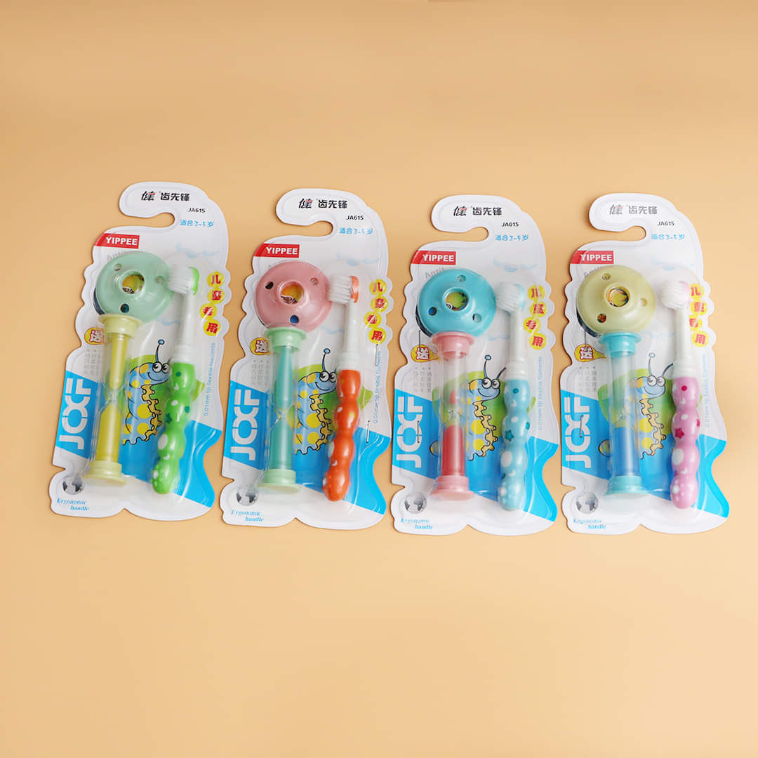Soft Bristles Kids ToothBrush With Sand Timer