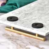 Nordic Grey Marble Serving Tray