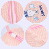 Washable Travel Organizer & Laundry Pouch Bag-Pink