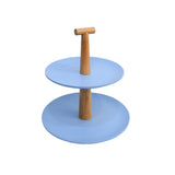 Bamboo Wooden 2 Tier Display Stand (4464893722733)