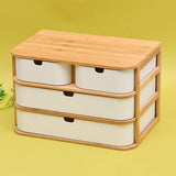 Tessie & Jessie Wooden Storage Box With 4 Drawers