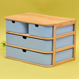 Tessie & Jessie Wooden Storage Box With 4 Drawers