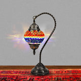 Vintage Mediterranean Hanging Fluorescent Table Lamp