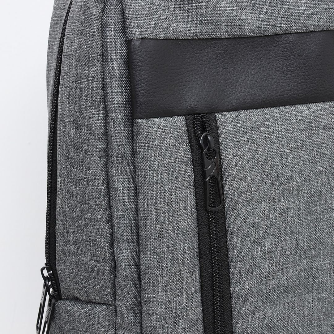 Unisex Grey Laptop Backpack Bag