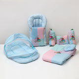 7-Pcs Rainbow Baby Nursery Bedding Set