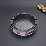 3-Pcs Classic White Round Shape Non- stick Cake Tin/ Baking Tin