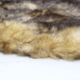 Tiger Printed Anti-Slip Round Shaggy Rug